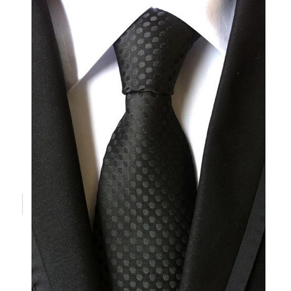 Mens Spotted Tie Soft Touch Polyester Select from 6 Colours!