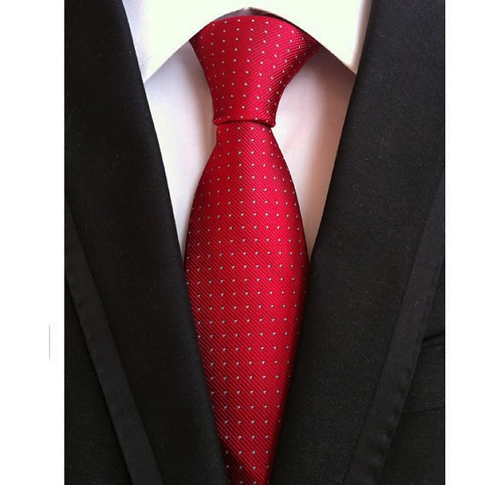 Mens Hail Spot Tie Soft Touch Polyester 1460mm Select Black Blue or Red