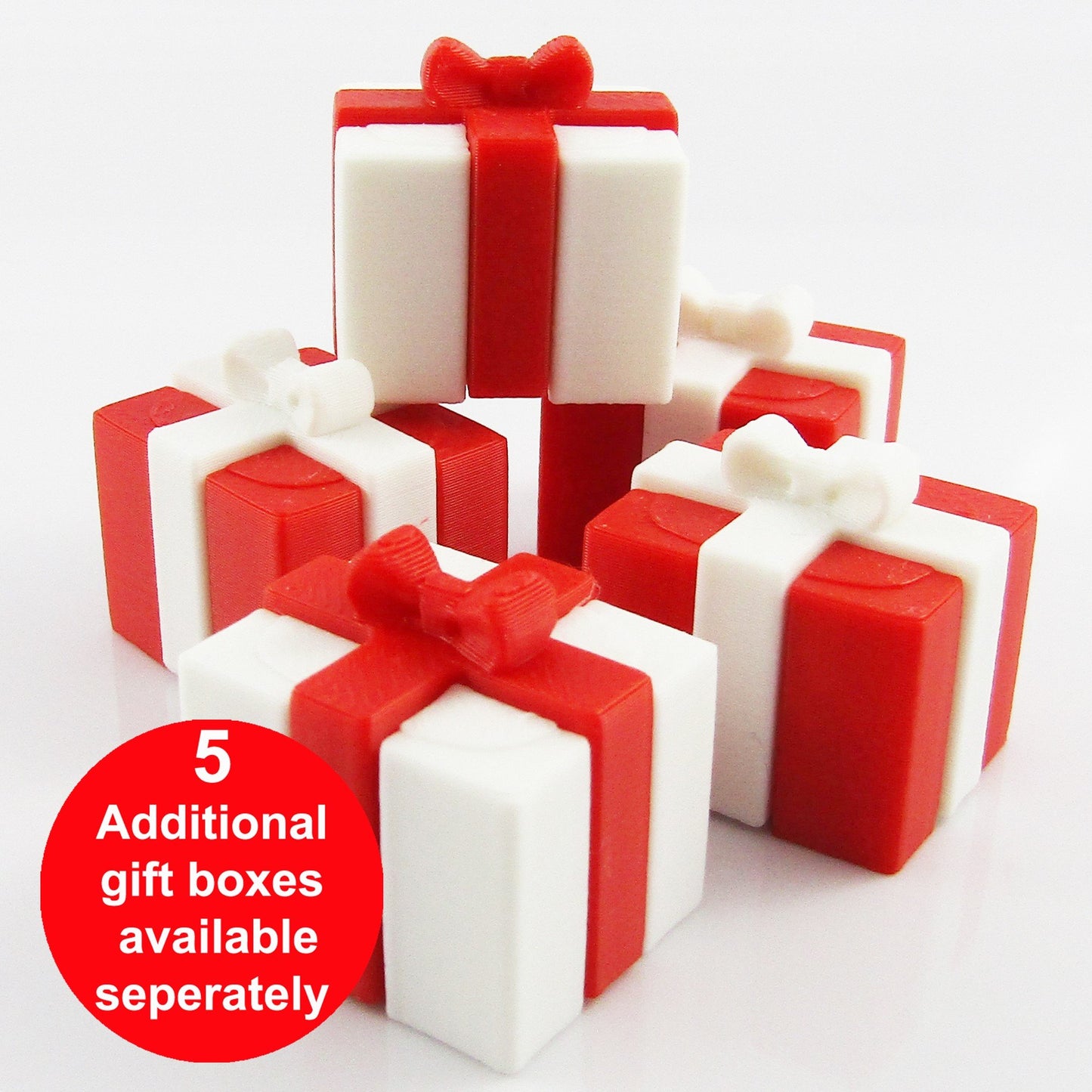 3D Printed Santa with Sleigh & Gifts β Whimsical Christmas Decor