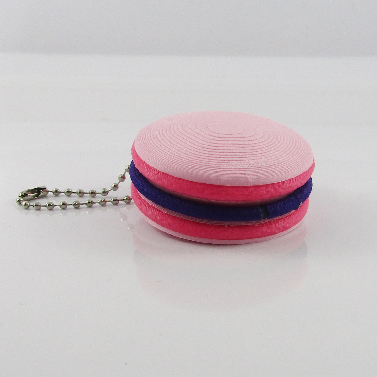 Macaroon Hair Tie Holder Keychain & Bag Tag – Bonus hair ties