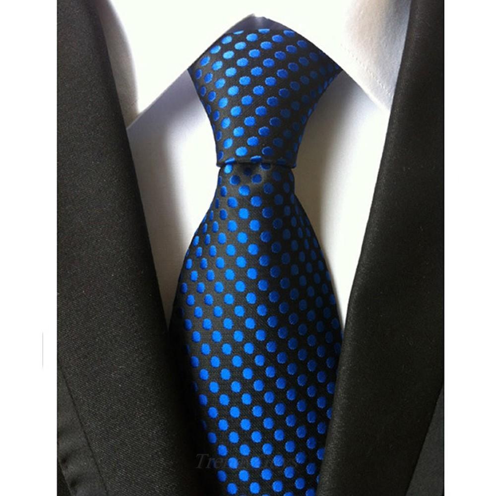 Mens Spotted Tie Soft Touch Polyester Select from 6 Colours!