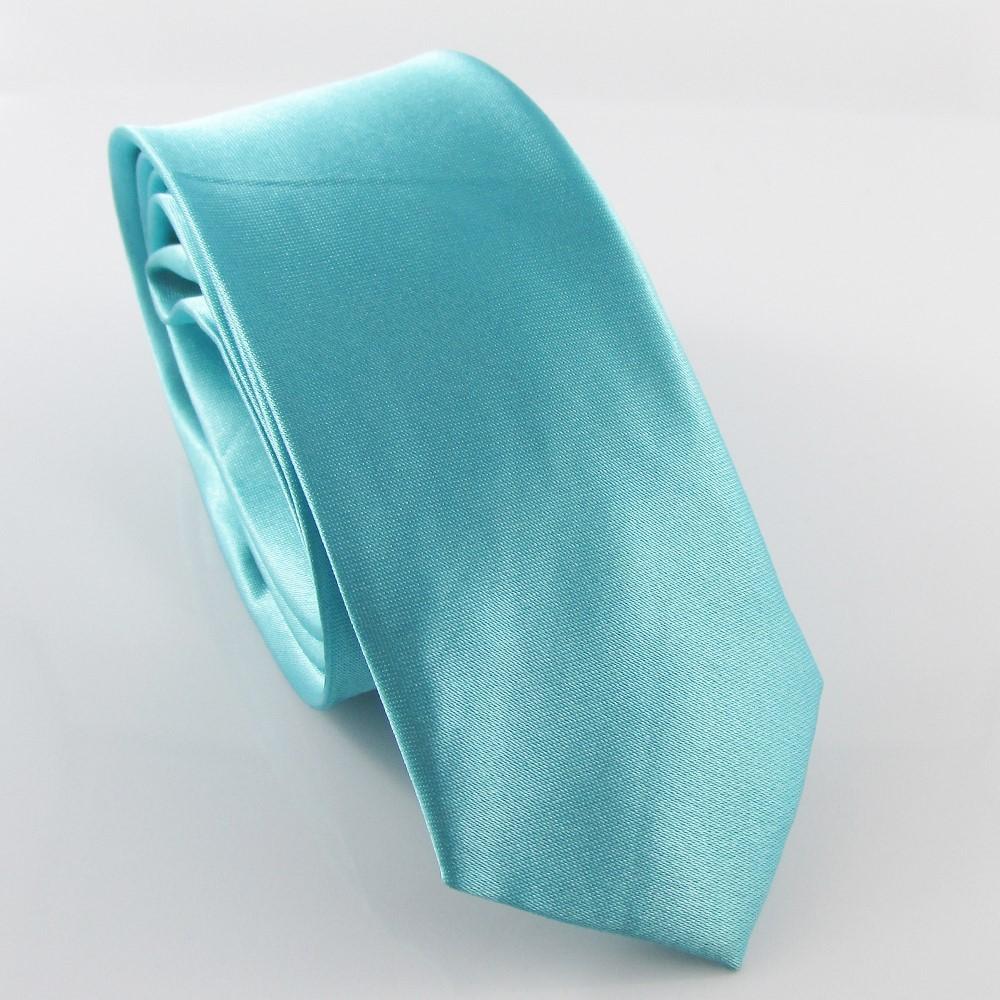 Mens Solid Colour Tie Silky Soft Touch Polyester Select from 23 colours!