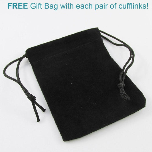 Starwars Inspired Spaceship Cufflinks FREE Black Gift Bag! Select Colour
