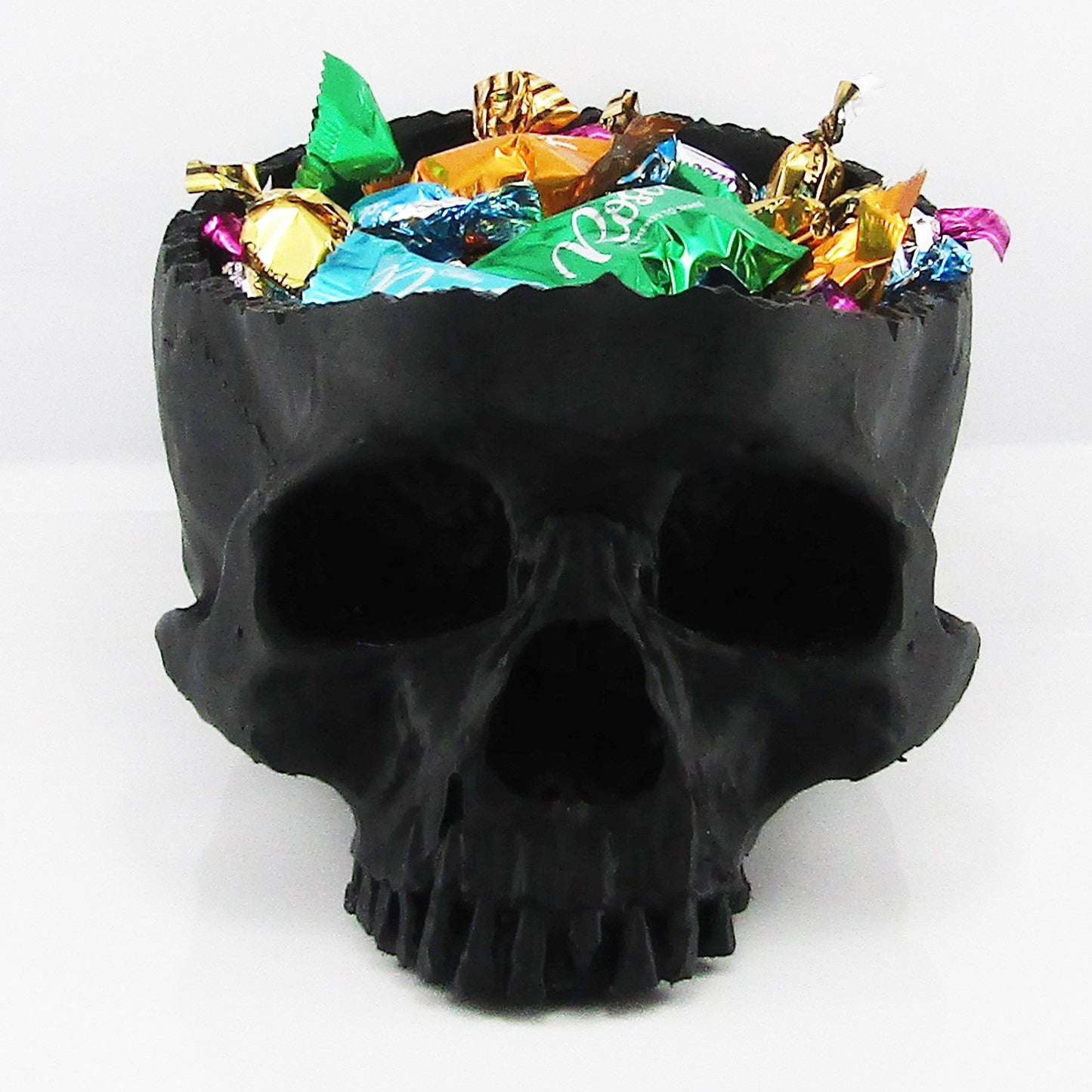 Halloween Spooky Skull Candy Bowl Planter 3D Printed Halloween Decor