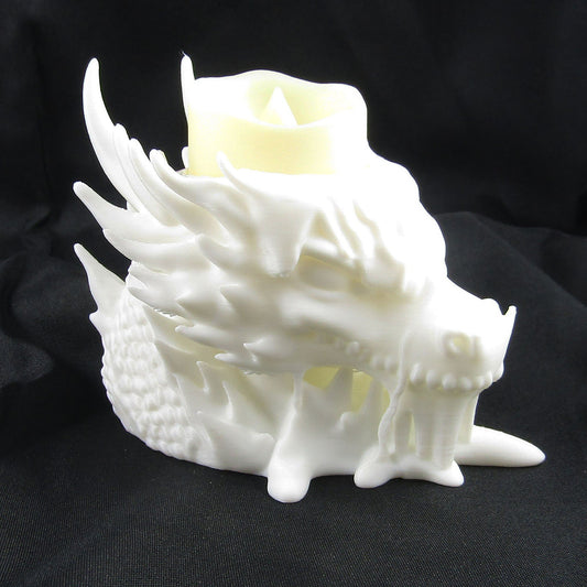 Dragon Head Tealight Holder Fantasy Decor for the Dragon Lover