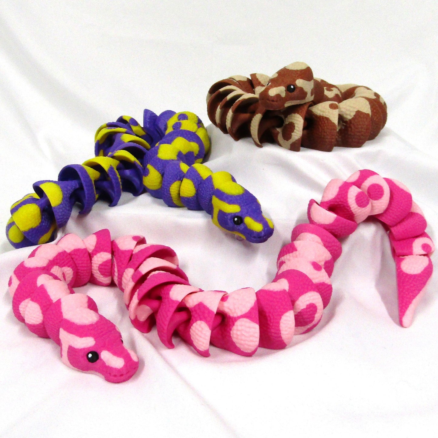 Articulated Flexi Snake 3D Fidget Toy Desk Decoration 600mm long