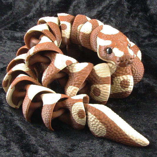 Articulated Flexi Snake 3D Fidget Toy Desk Decoration 600mm long