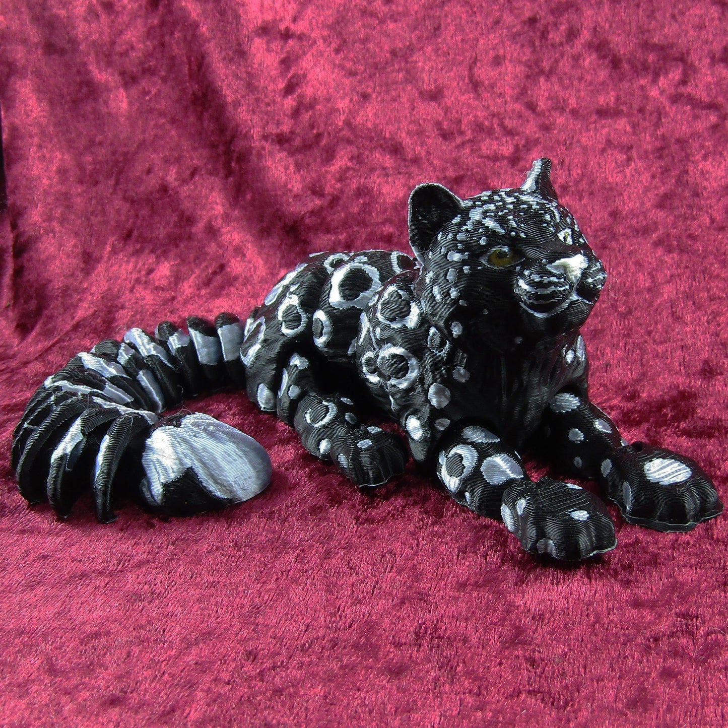 Larger 430mm Articulated Posable Leopard 3D Fidget Toy Desk Decoration PickStyle