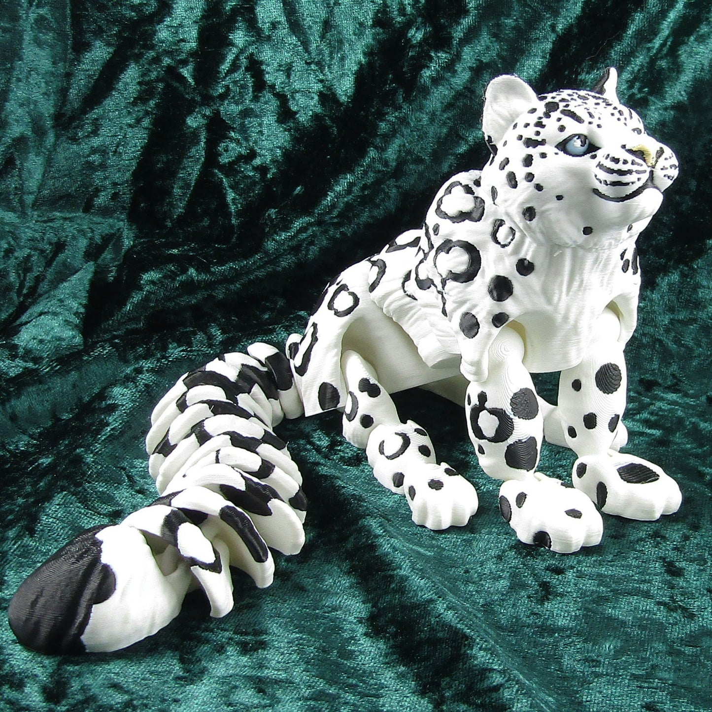 Larger 430mm Articulated Posable Leopard 3D Fidget Toy Desk Decoration PickStyle