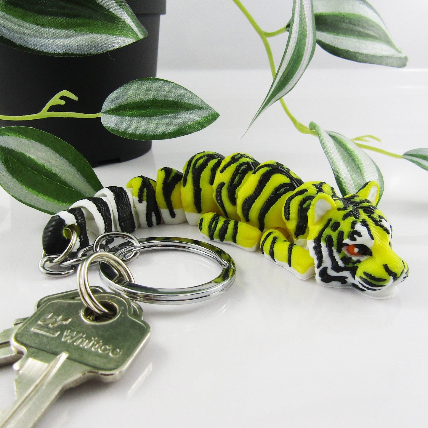 Tigers Football Keychain or 3D Fidget Toy Desk Decoration Pick Size