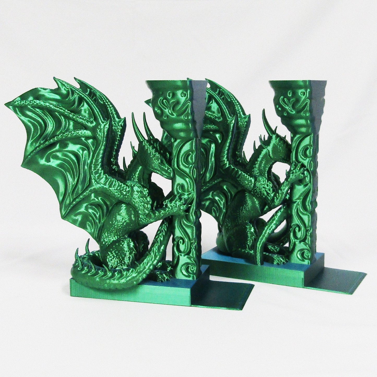 Pair of Dragon Book Ends Choose colours