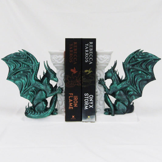 Pair of Dragon Book Ends Choose colours