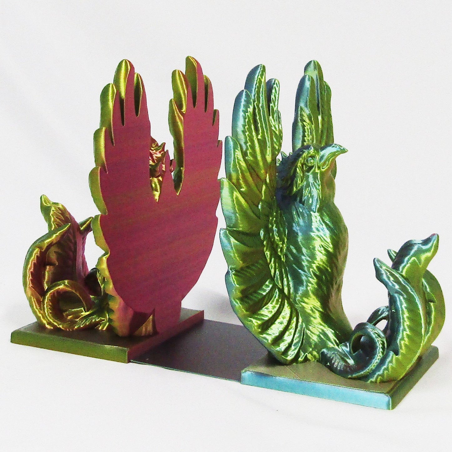 Phoenix Book Ends Choice of size and colour