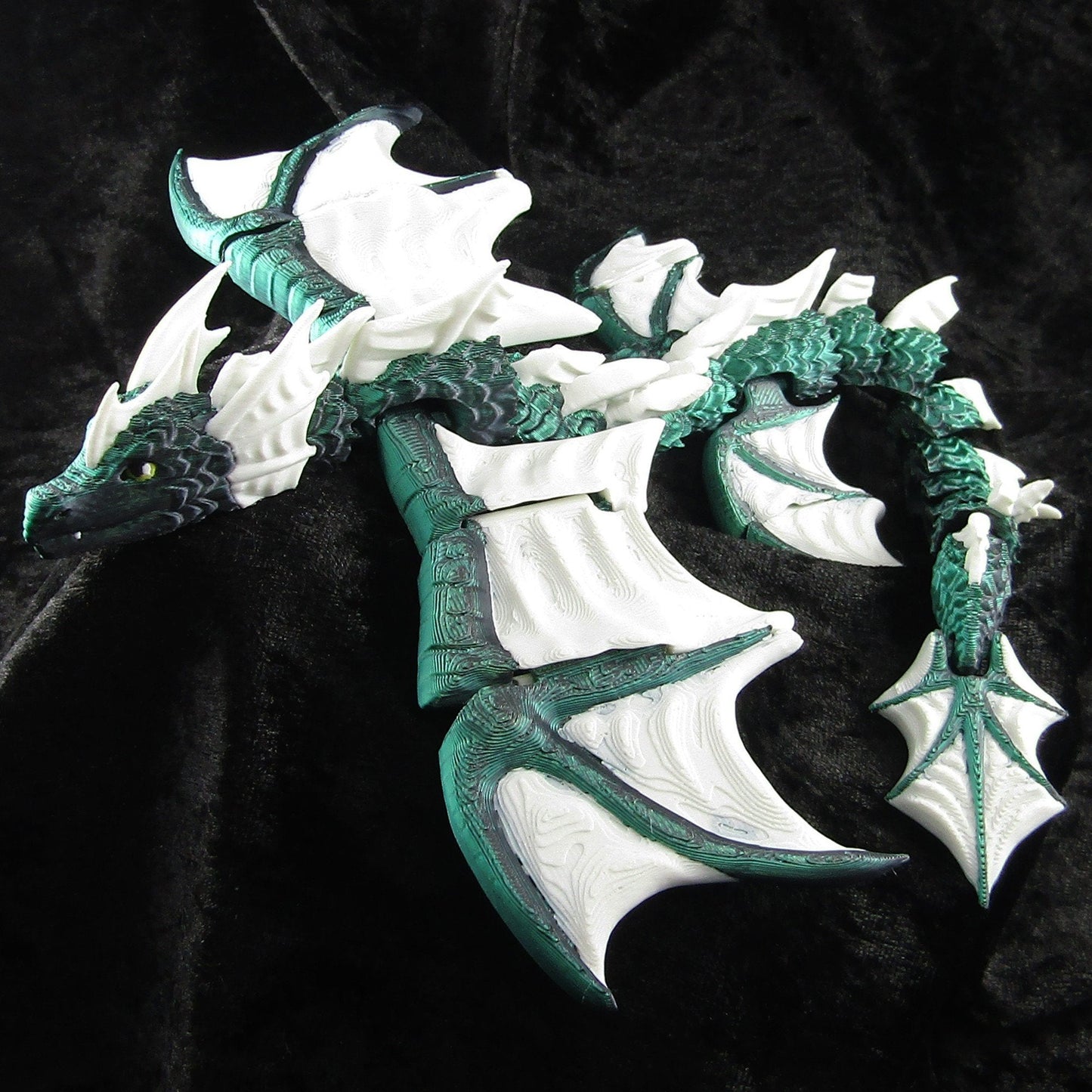 Articulated Winged Sea Dragon 3D Fidget Toy Desk Decoration 320mm (12") long