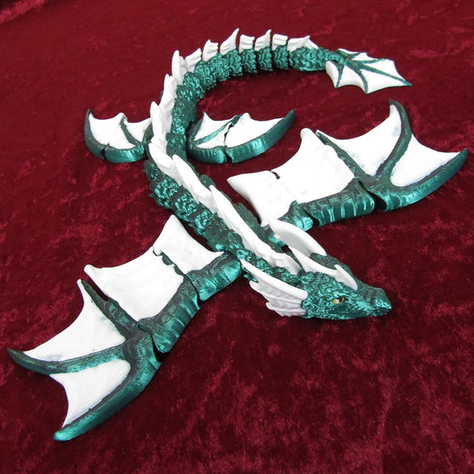 Articulated Winged Sea Dragon 3D Fidget Toy Desk Decoration 320mm (12") long