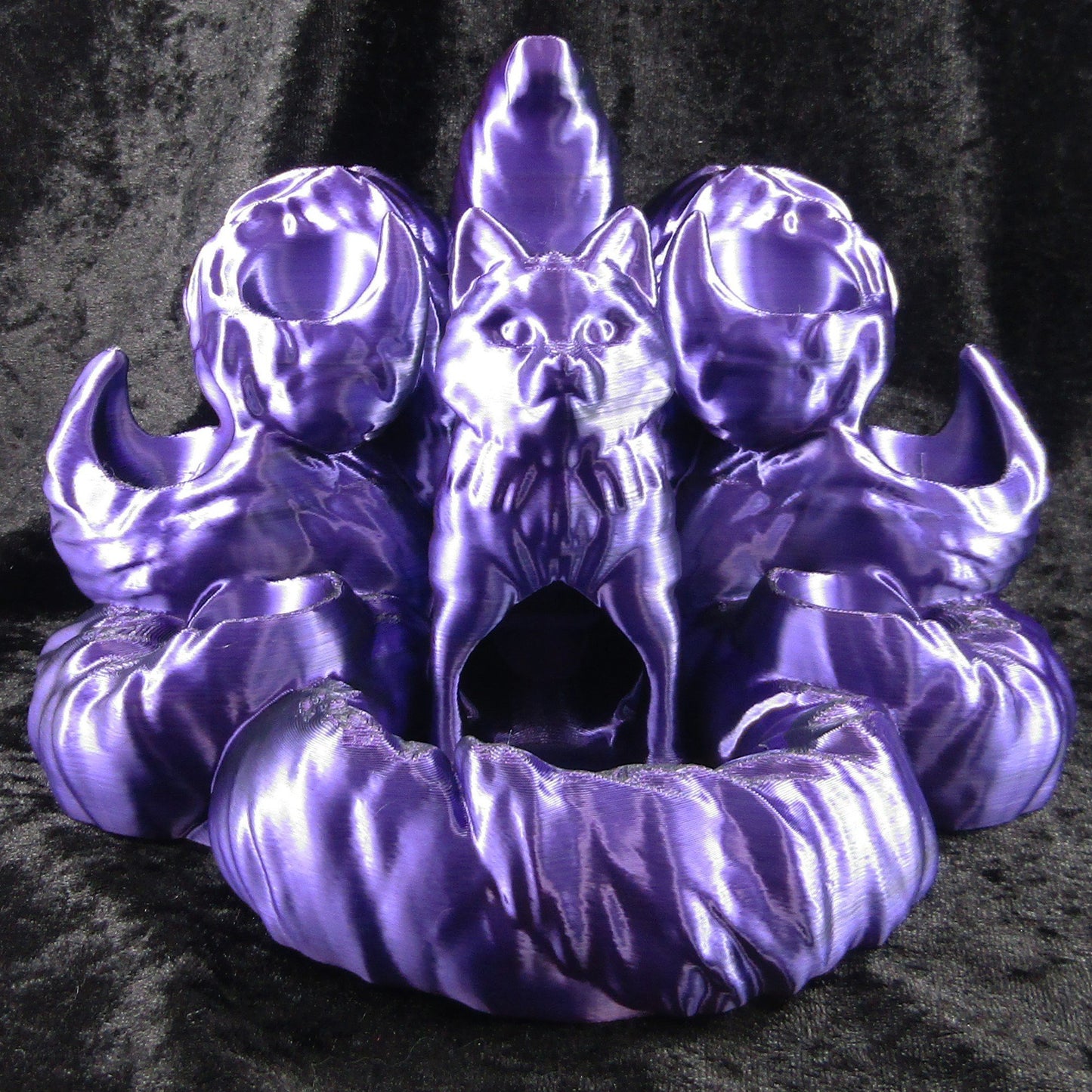 Kitsune Fox Dice Tower and Holder with choice of colours