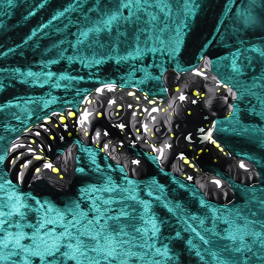 Articulated Posable Luna Panther 3D Fidget Toy Desk Decoration Pick Size