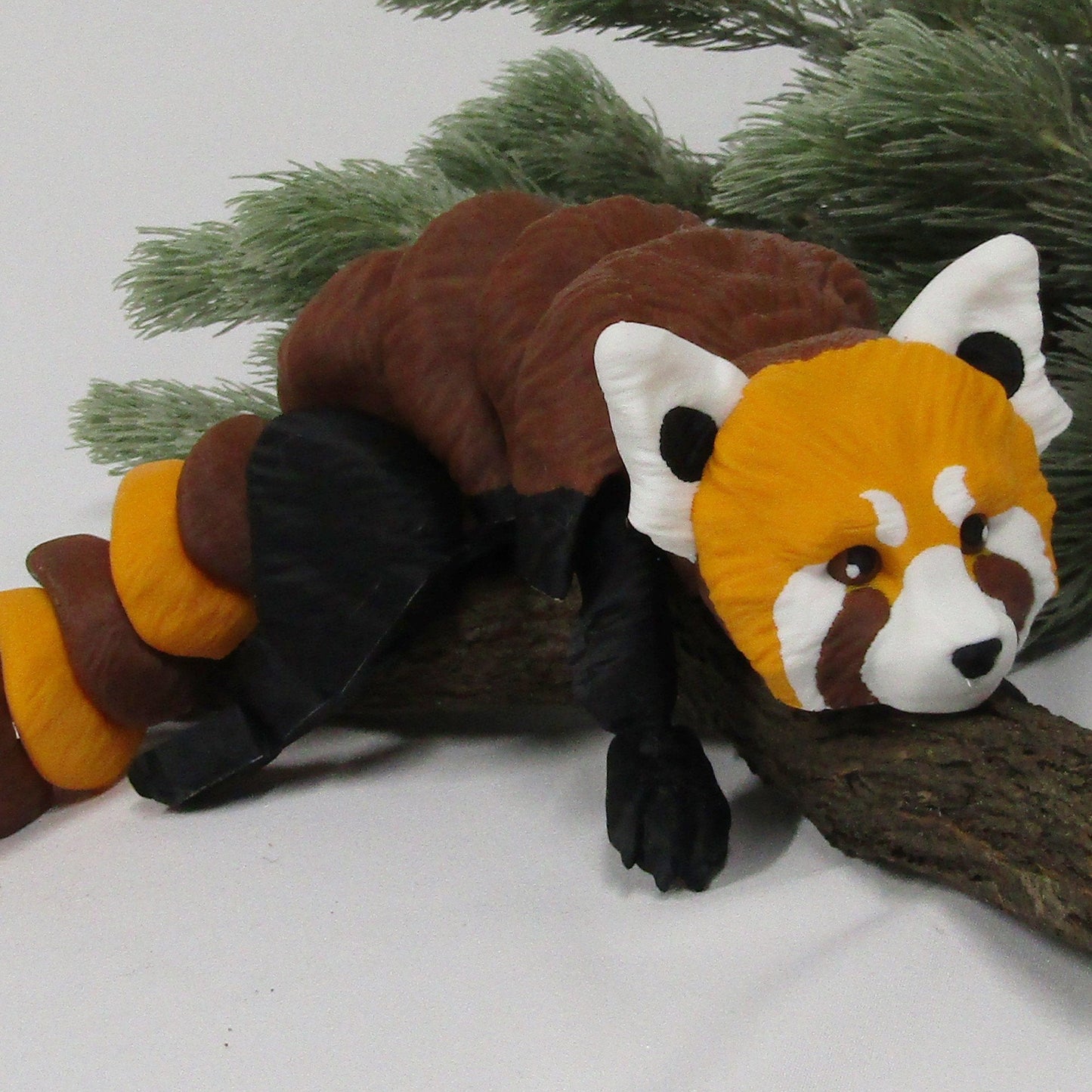Articulated Posable Red Panda 3D Fidget Toy Desk Decoration 300mm long