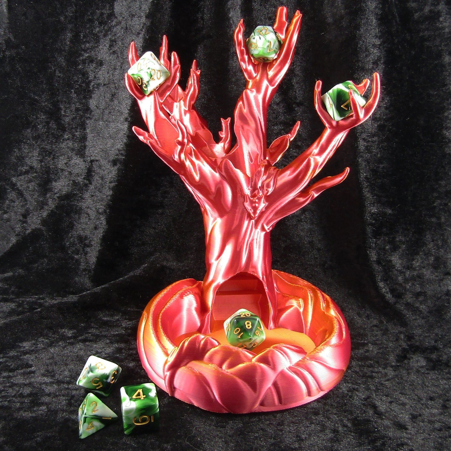 Tree Rolling Dice Tower Select Colour DnD Board Games