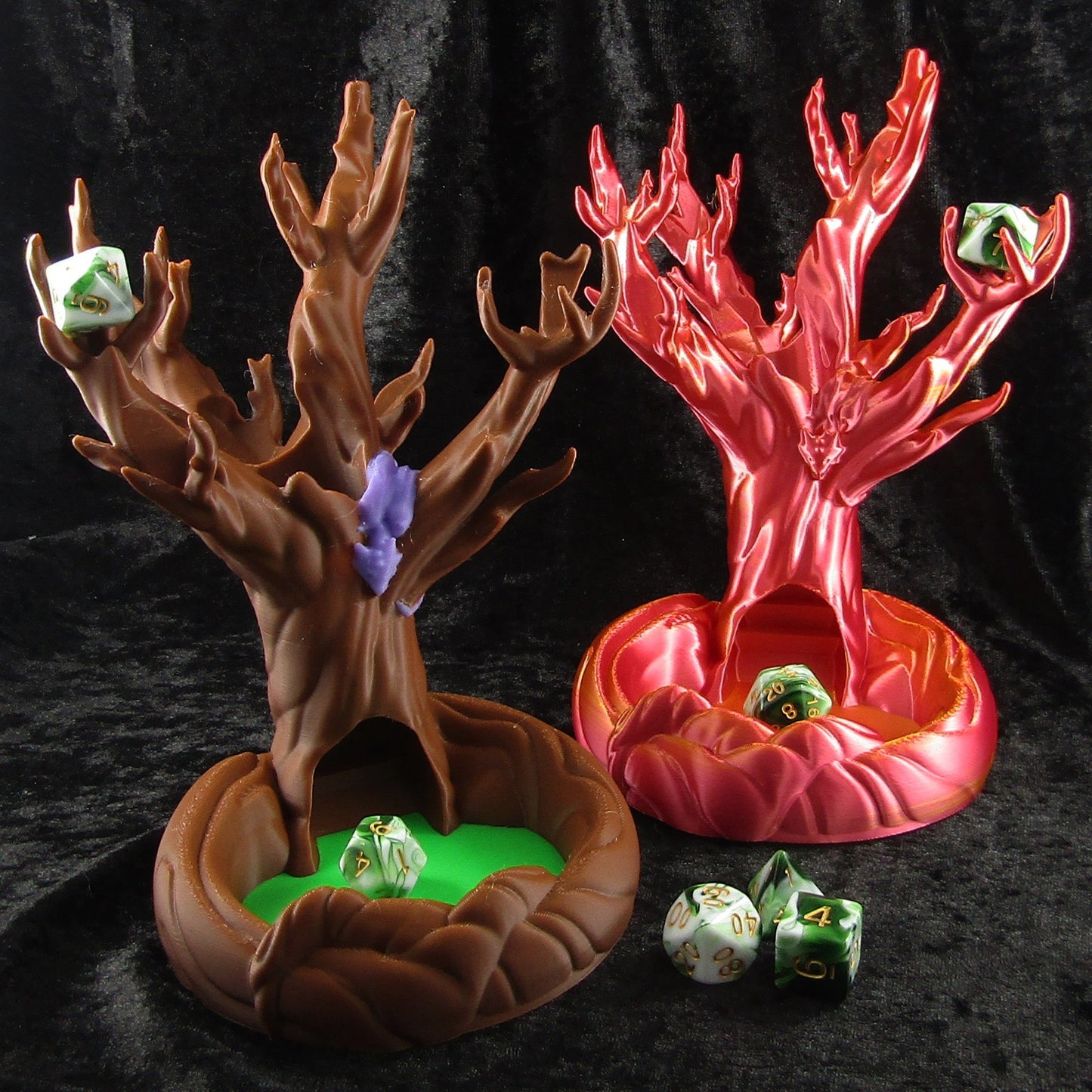 Tree Rolling Dice Tower Select Colour DnD Board Games