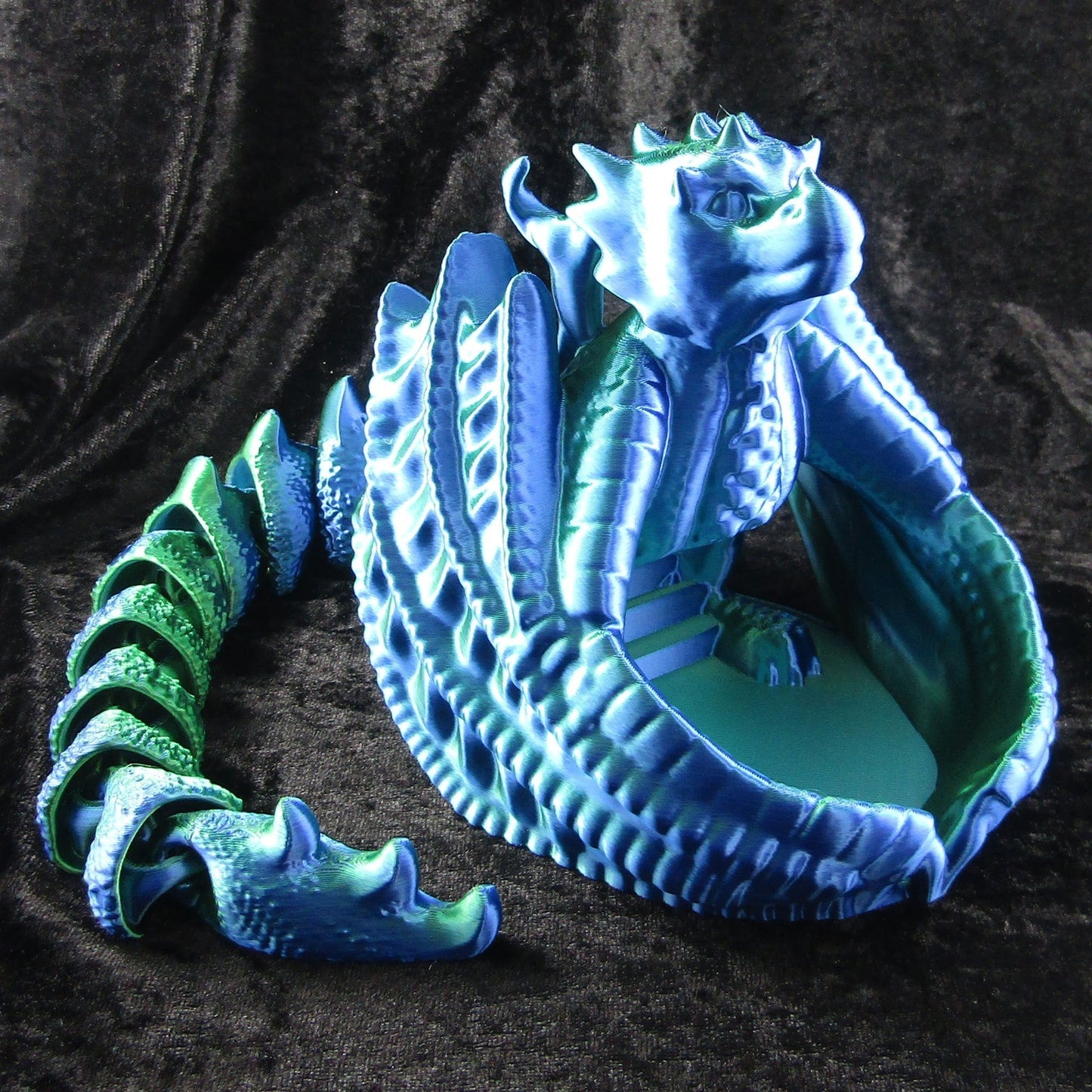 Wyvern Dragon Flexi Tail Dice Tower Pick your colour