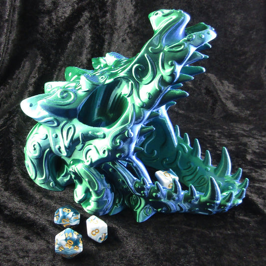 Dragon Skull Dice Tower Pick your colour