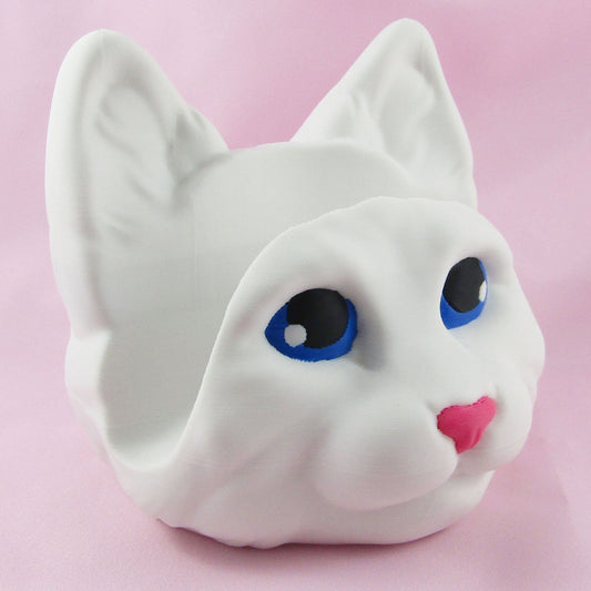 Cat Head Glasses Holder Fantasy Decor for the Cat Lover