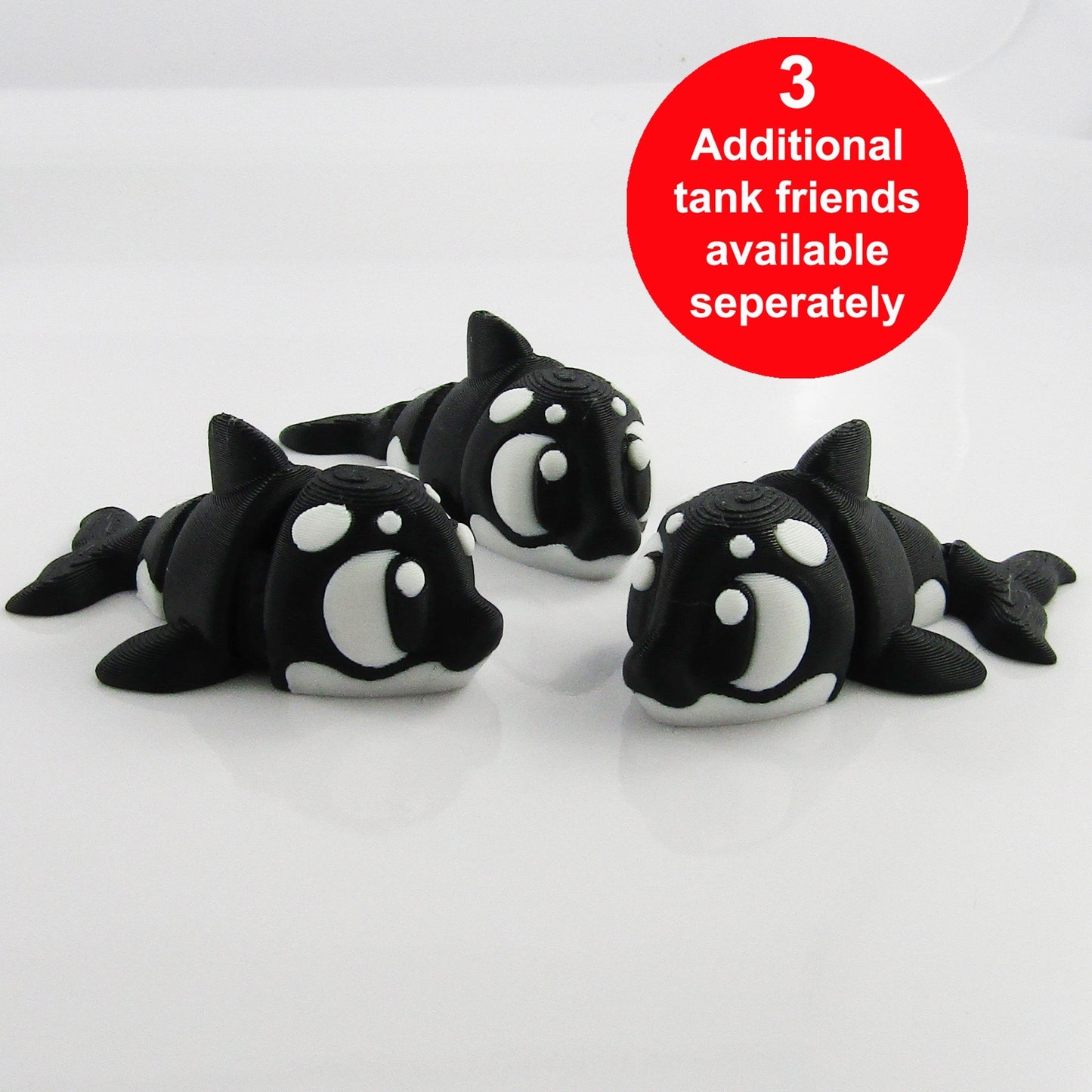 Mini Fishtank Playset – Cute Collectible Tank with Fish or Killer Whales