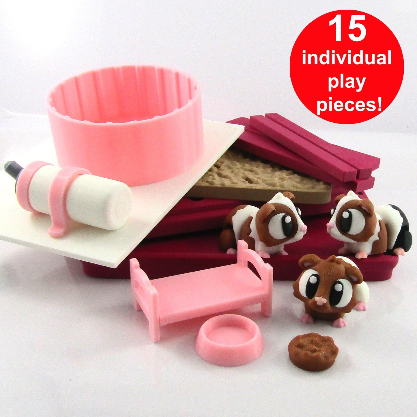 Guinea Pig Playset – Cute Mini Animal Play Scene