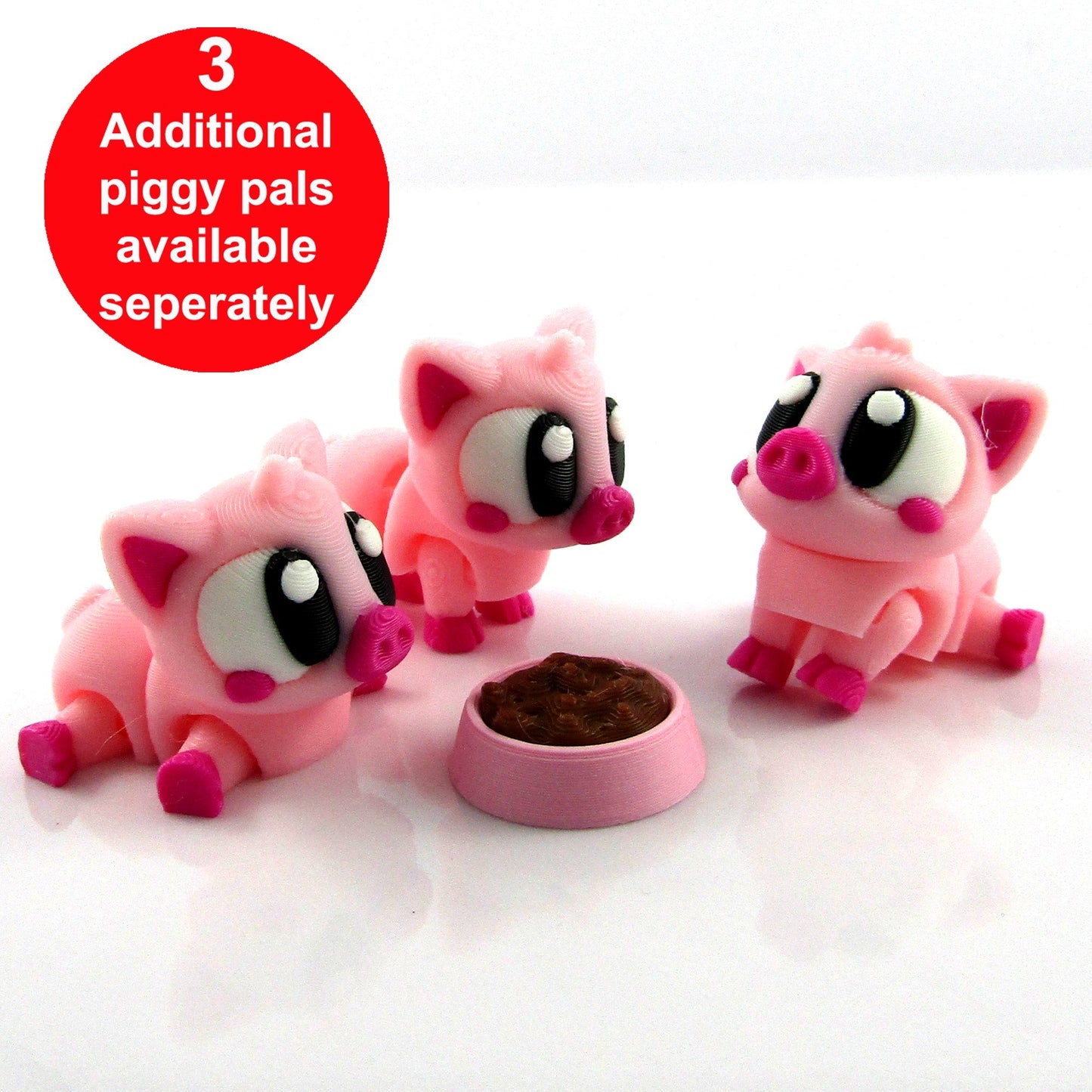 Piggy Playset – Cute Mini Farm Animal Scene