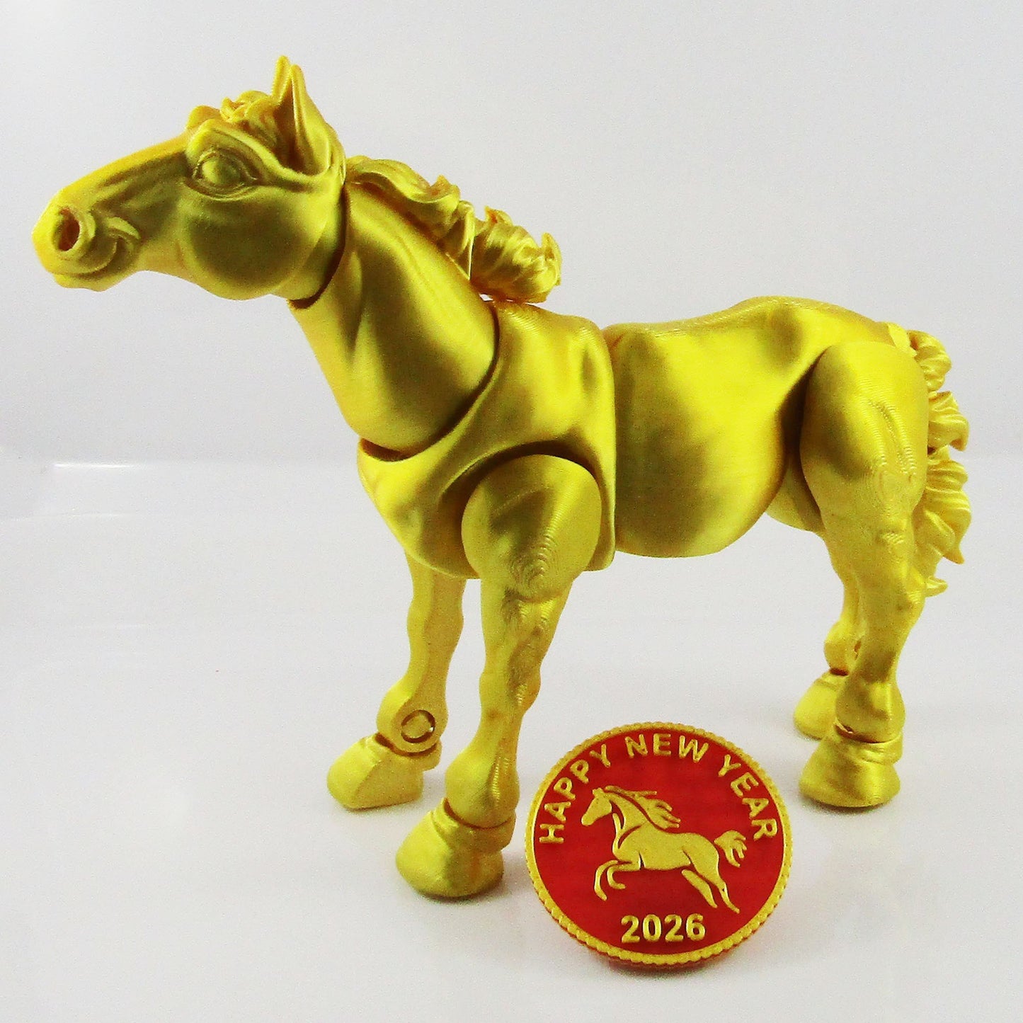 Year of the Horse 2026 figurine plus bonus Chinese New Year 2026 coin