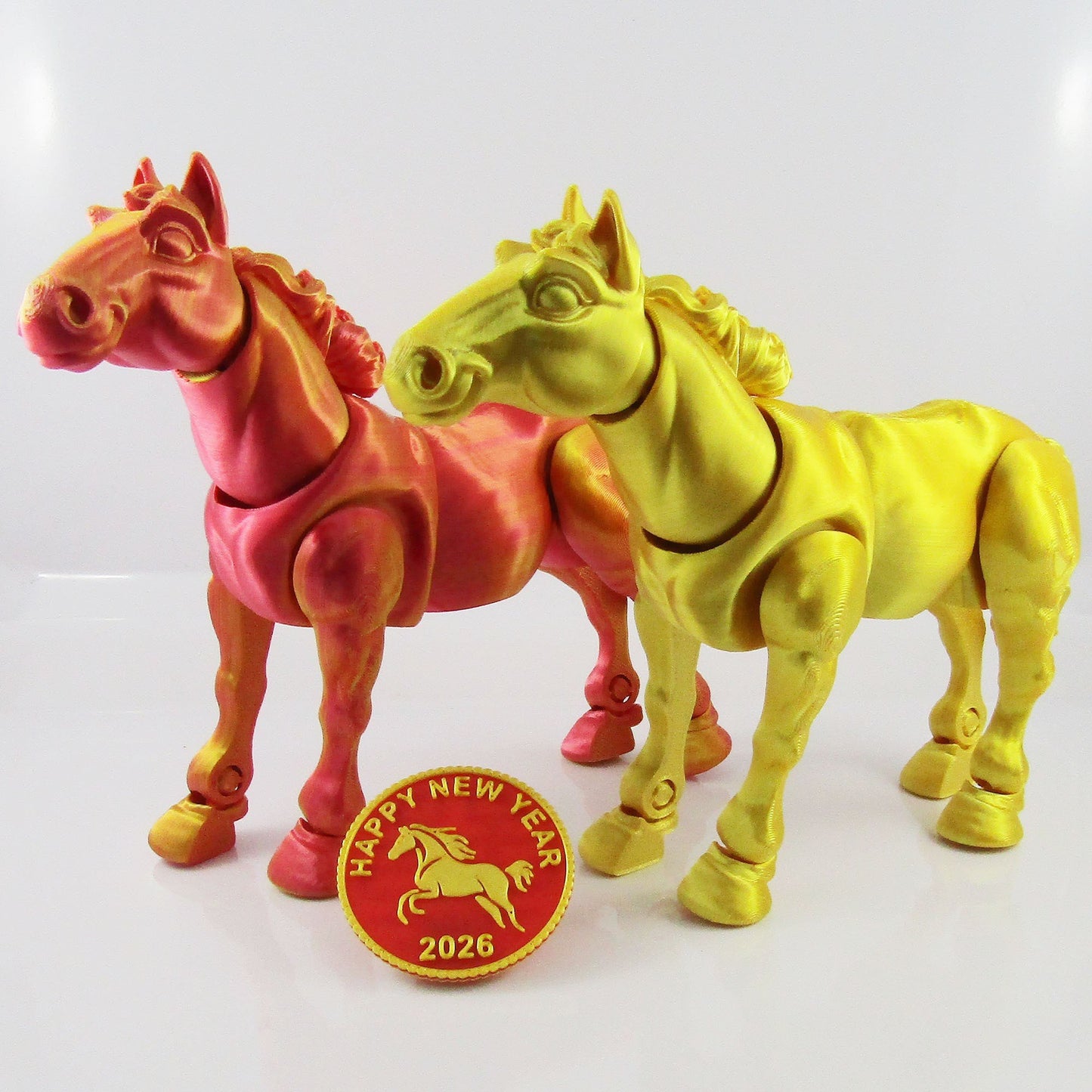 Year of the Horse 2026 figurine plus bonus Chinese New Year 2026 coin