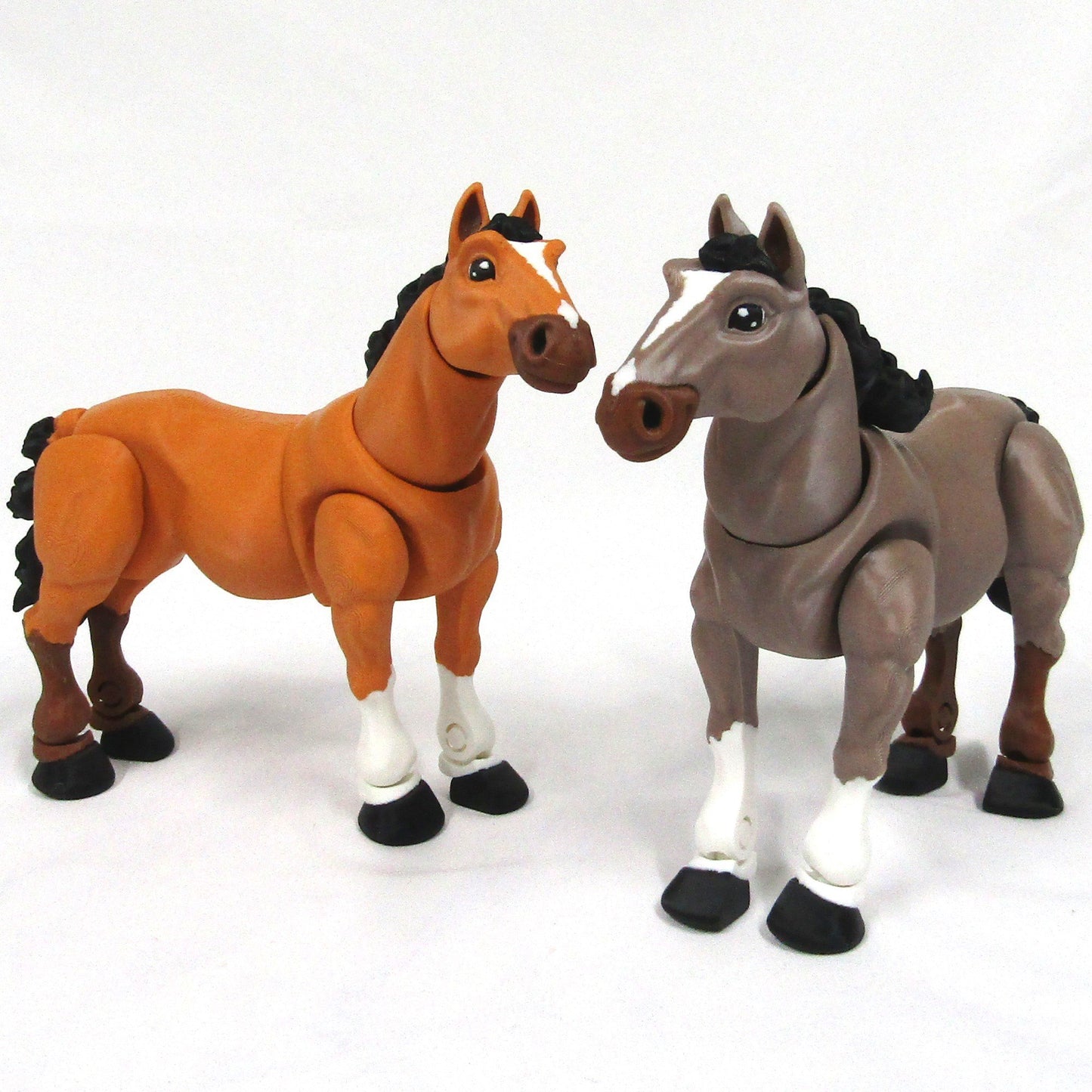 Articulated Posable 3D Horse Fidget Toy Desk Decor Select Colours