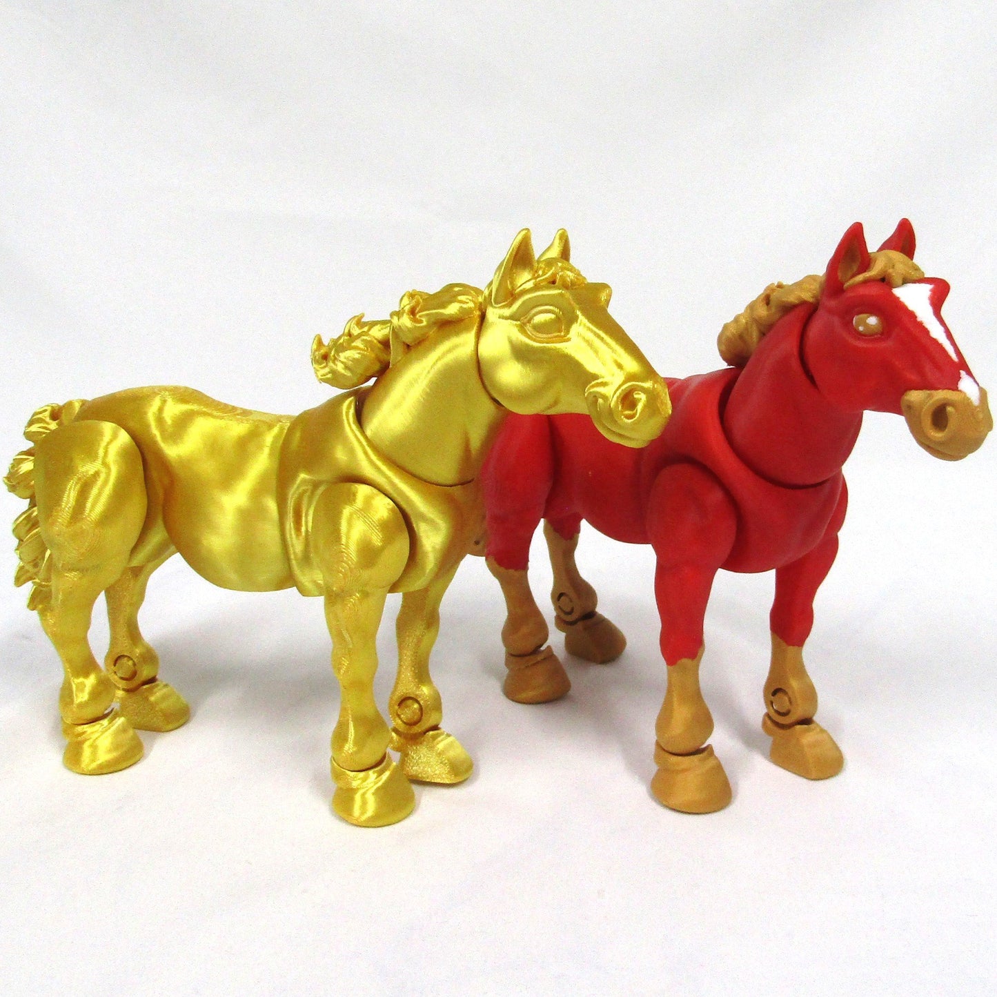 Articulated Posable 3D Horse Fidget Toy Desk Decor Select Colours