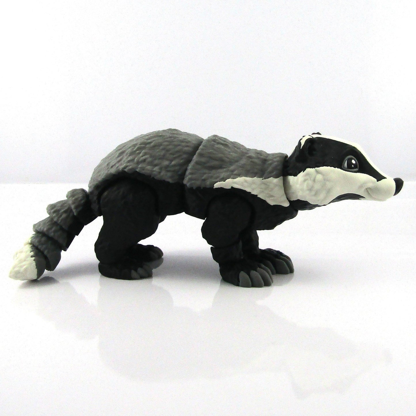 Articulated Posable Badger 3D Fidget Toy Desk Decor Select Size