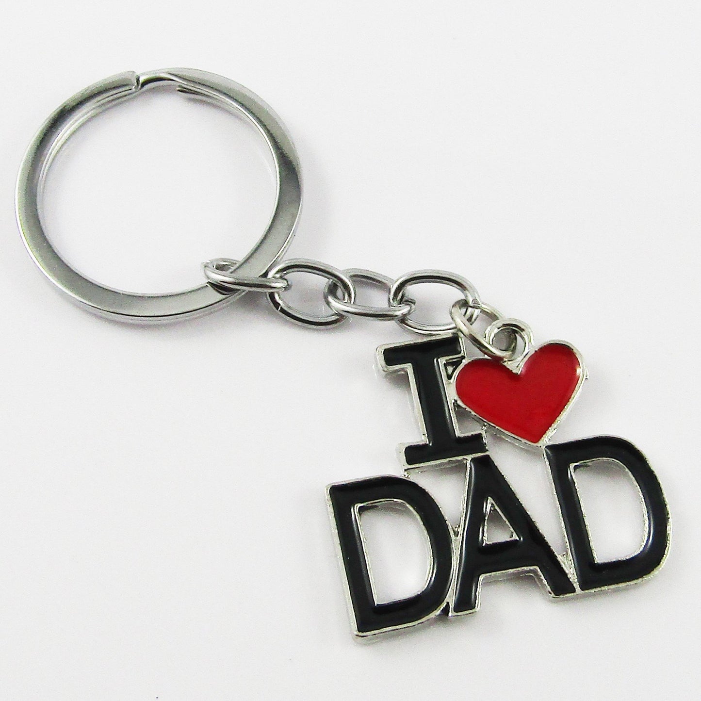 Fathers Day I Love Dad Keychain Keyring 90mm Great Gift Idea for Dad!