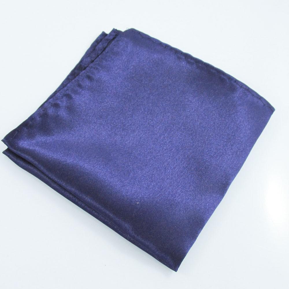 Mens Pocket Square Soft Touch Polyester 220x220mm Select from 17 Colours