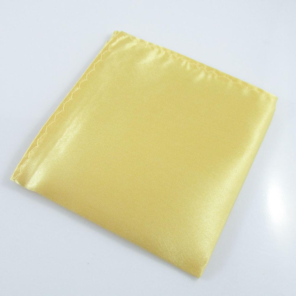 Mens Pocket Square Soft Touch Polyester 220x220mm Select from 17 Colours