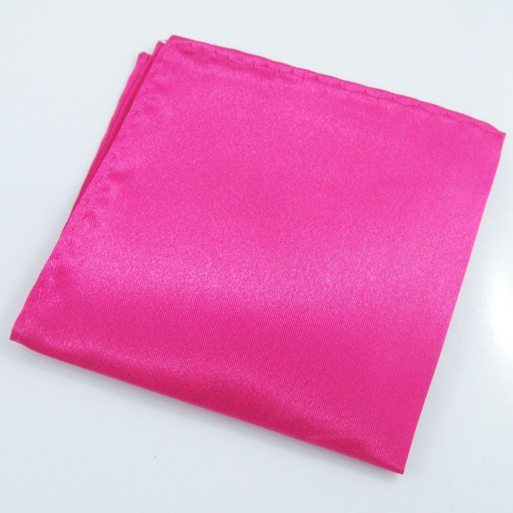 Mens Pocket Square Soft Touch Polyester 220x220mm Select from 17 Colours
