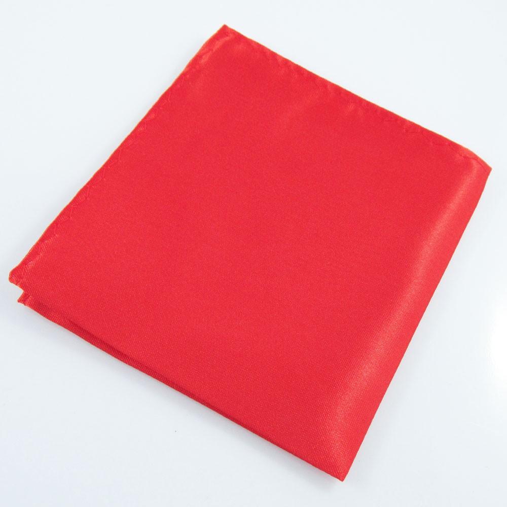 Mens Pocket Square Soft Touch Polyester 220x220mm Select from 17 Colours