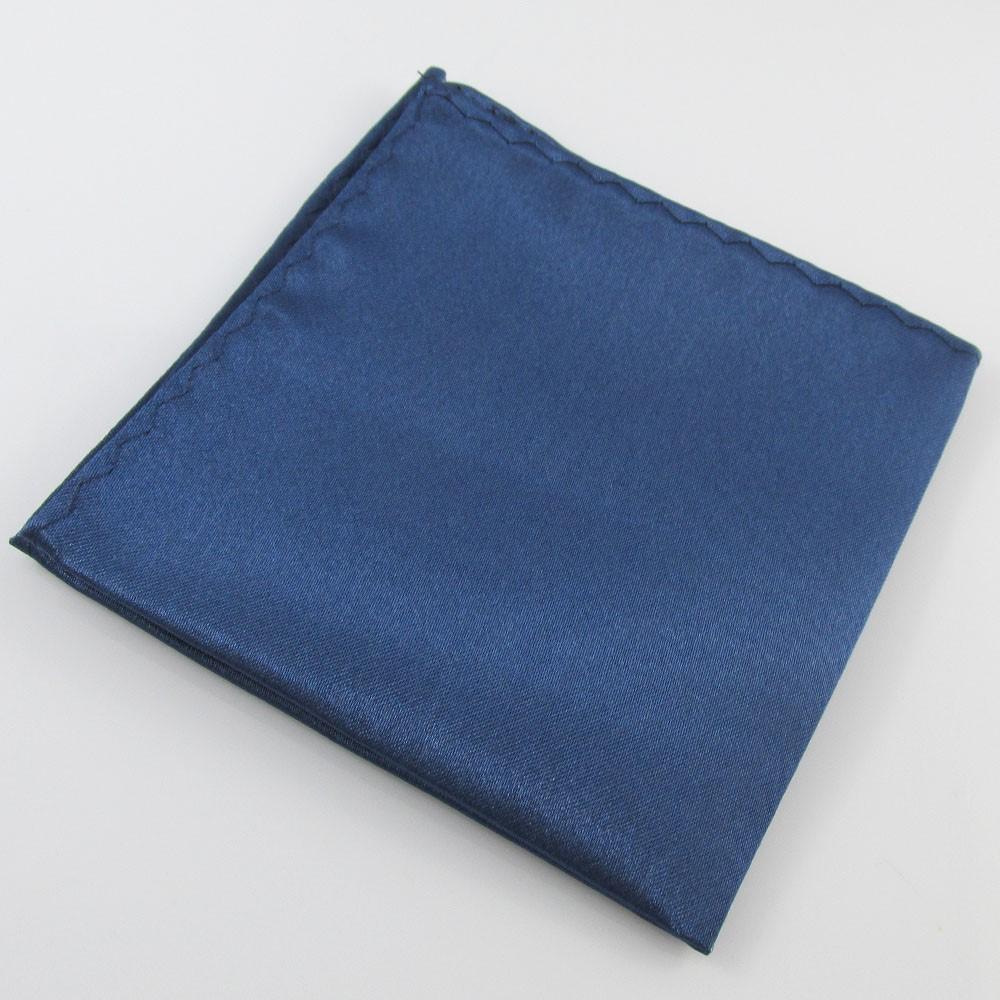 Mens Pocket Square Soft Touch Polyester 220x220mm Select from 17 Colours
