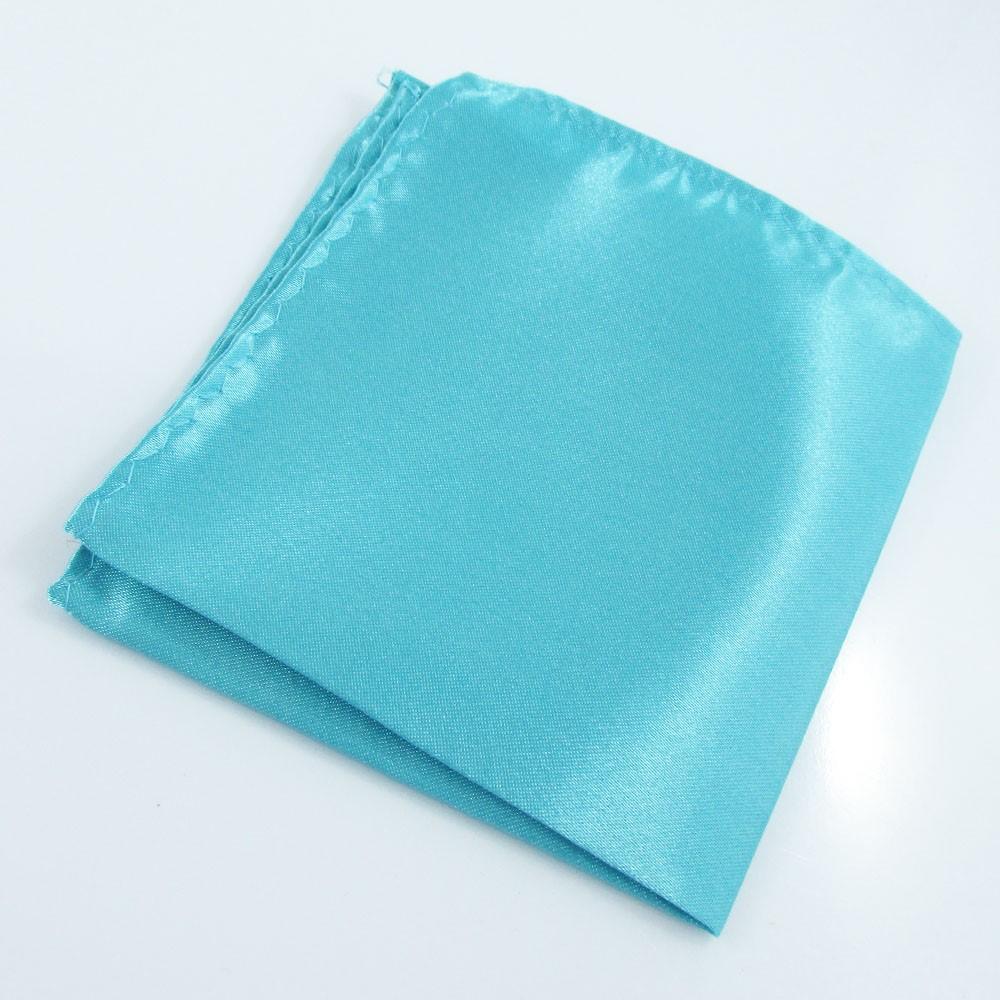 Mens Pocket Square Soft Touch Polyester 220x220mm Select from 17 Colours