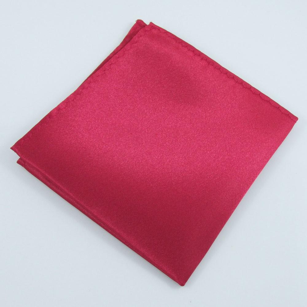 Mens Pocket Square Soft Touch Polyester 220x220mm Select from 17 Colours